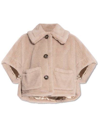 New Terzo 1 Teddy Cape Beige - MAX MARA - BALAAN 2