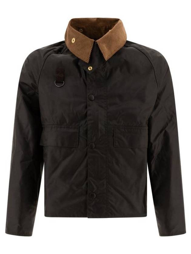 Spey Wax Jacket Sage - BARBOUR - BALAAN 1