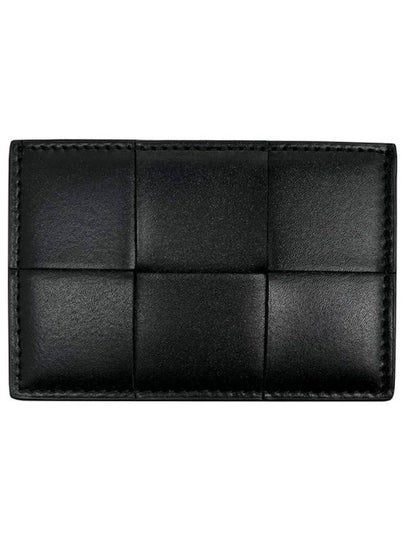 Intrecciato Cassette Card Wallet Black - BOTTEGA VENETA - BALAAN 2