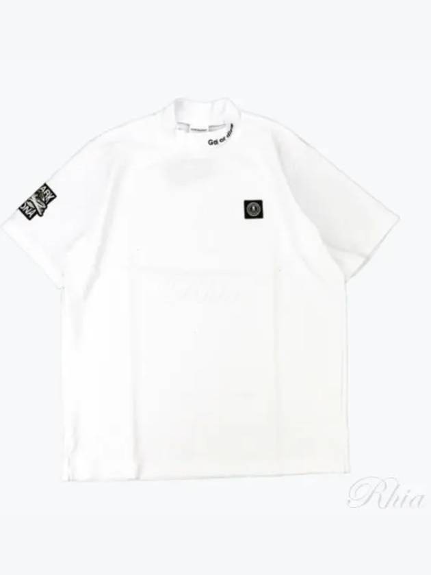 Golf Wear Men s Short Sleeve T Shirt MLM 3B AA07 WHITE - MARK & LONA - BALAAN 2