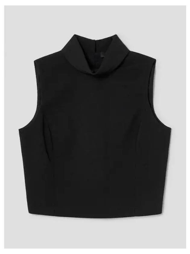 Women s Tailor Stretch Crop Roll Neck T Shirt Black Domestic Product - THEORY - BALAAN 1