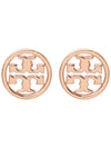 Miller Stud Earrings Rose - TORY BURCH - BALAAN 2