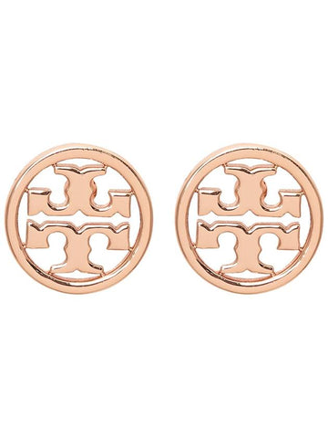 Miller Stud Earrings Rose - TORY BURCH - BALAAN 1