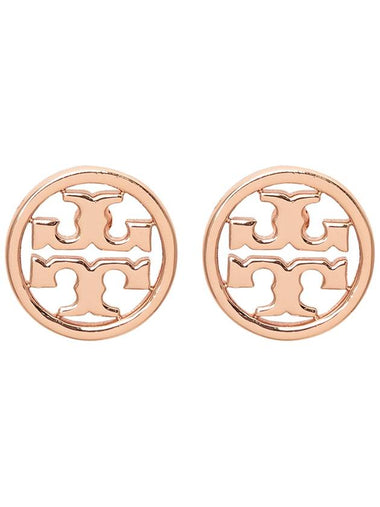 Miller Stud Earrings Rose - TORY BURCH - BALAAN 1