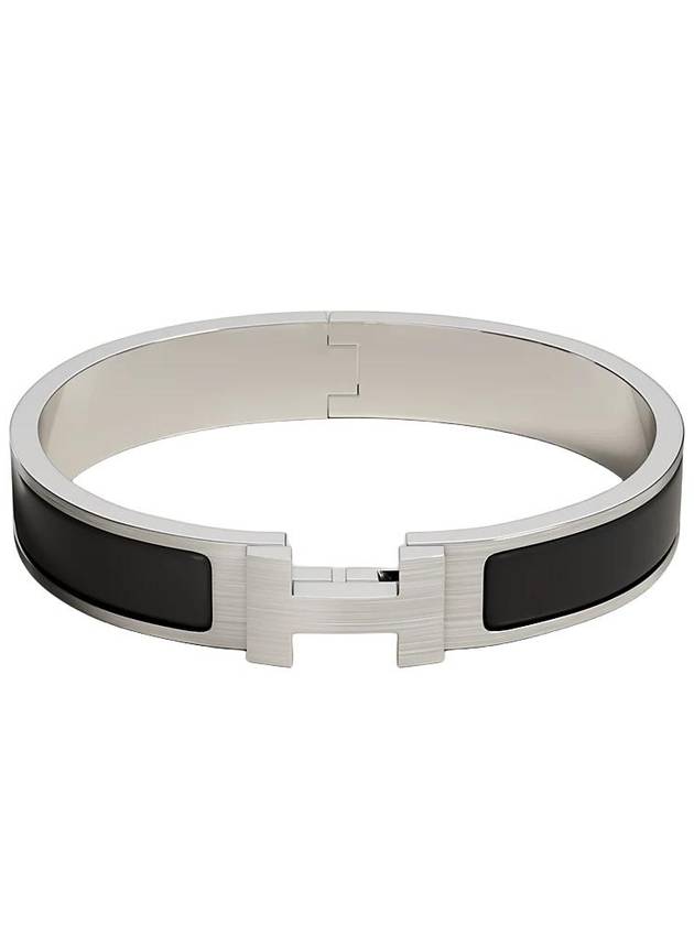 Click Ache HH Palladium Matte Bracelet Noir - HERMES - BALAAN 2