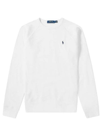 Men's Pony Logo Crew Neck Sweatshirt White - POLO RALPH LAUREN - BALAAN 1