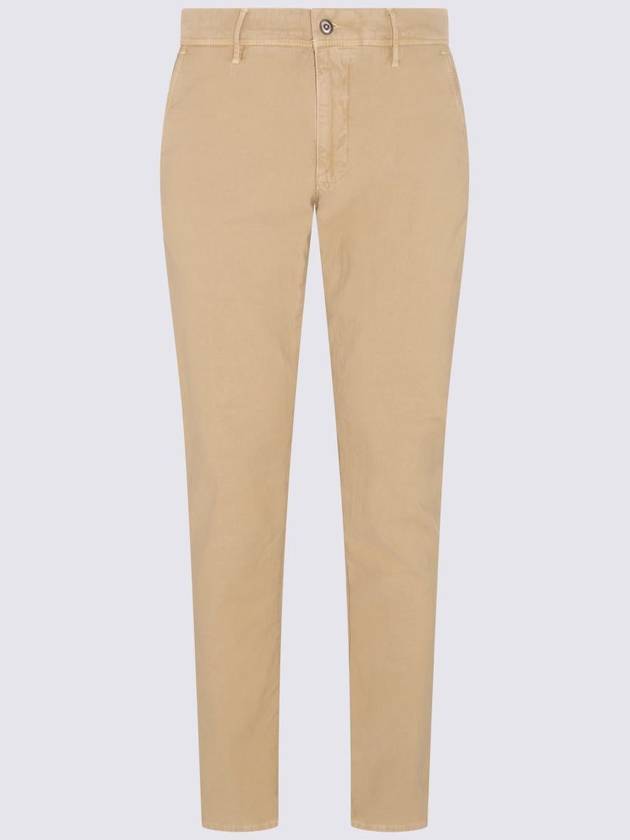 Incotex Beige Cotton Pants - INCOTEX - BALAAN 1