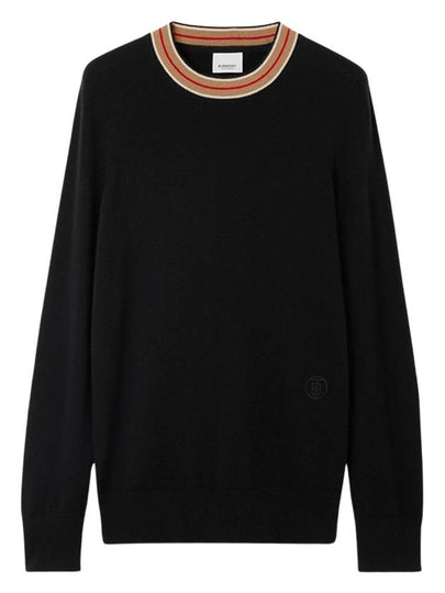 Cashmere Knit Top Black - BURBERRY - BALAAN 2