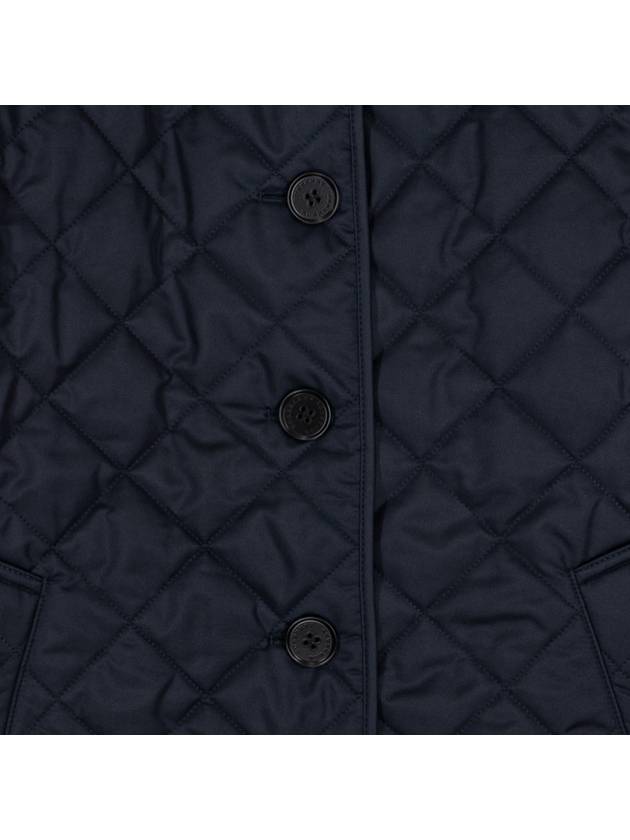 New Frankby Quilted Jacket Navy - BURBERRY - BALAAN 4