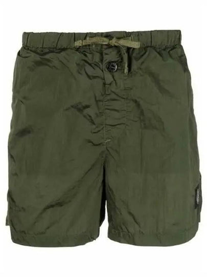 Men's Nylon Metal Swim Shorts Green - STONE ISLAND - BALAAN 2