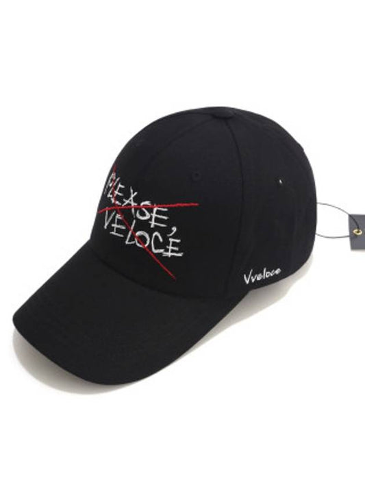 'PX' ball cap hard fit black - VVELOCE - BALAAN 1