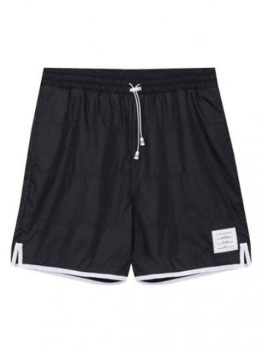 Shorts Ripstop Jersey Lining Track Shorts - THOM BROWNE - BALAAN 1