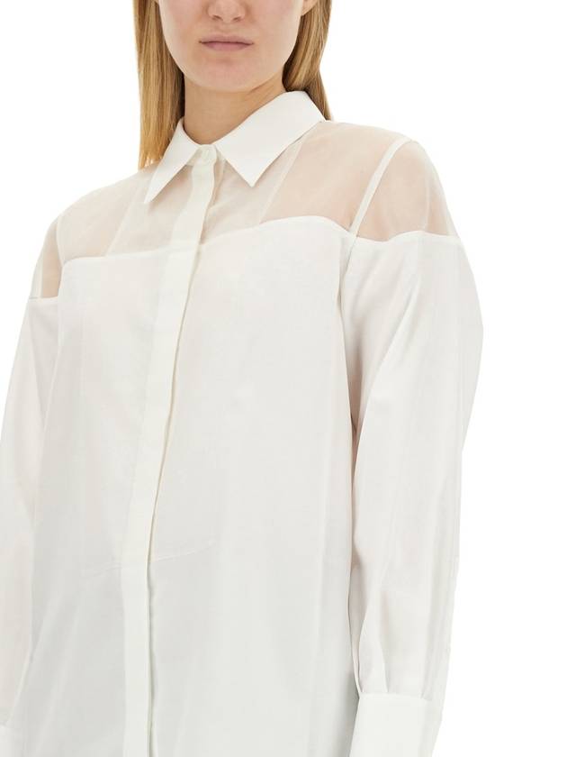 Blouse Shirt N09HW504 C7J WHITE - HELMUT LANG - BALAAN 5