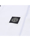 Pique Stretch Cotton Short Sleeve Polo Shirt White - STONE ISLAND - BALAAN 5