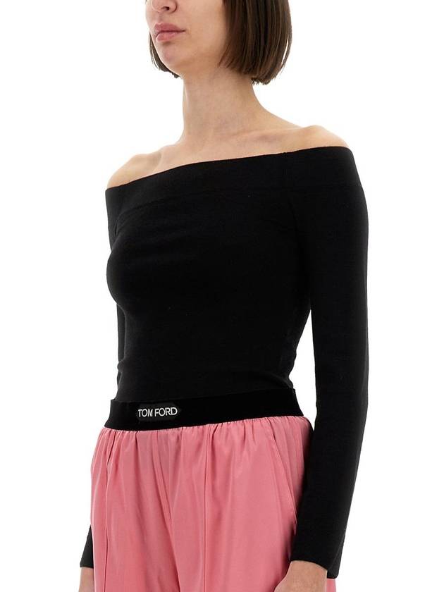 Tom Ford "Off The Shoulder" Knit Top - TOM FORD - BALAAN 4