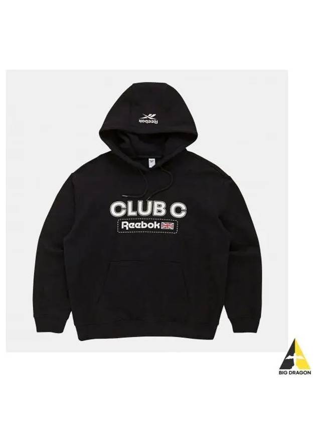 Club C Classic Overfit Hood Black - REEBOK - BALAAN 1