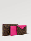 Kirigami Organizer Clutch Bag Long Wallet Pouch M12403 Pink - LOUIS VUITTON - BALAAN 4