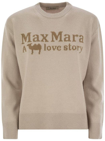 VERONICA - Wool and cashmere crew-neck sweater - S MAX MARA - BALAAN 1