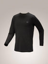 Raw Merino Wool Crew Neck Long Sleeve T-Shirt Black - ARC'TERYX - BALAAN 2