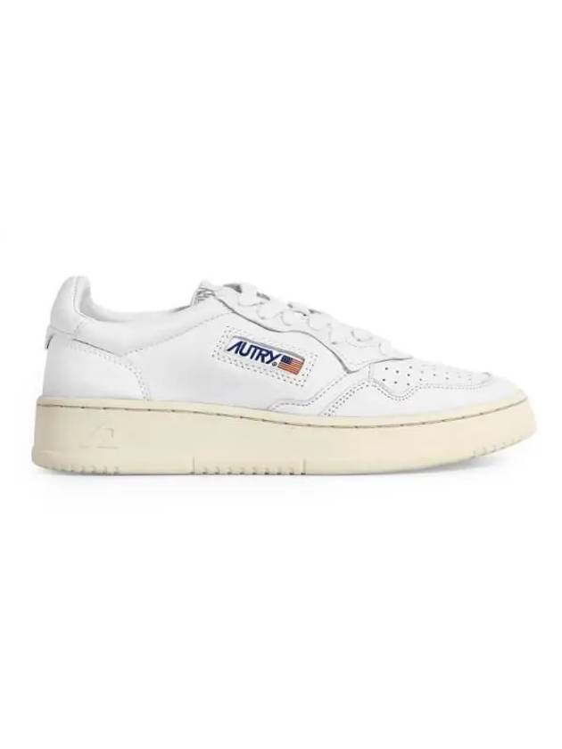 Medalist Goatskin Low Top Sneakers White - AUTRY - BALAAN 3