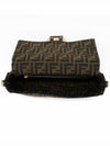 Baguette FF Jacquard Shoulder Bag Brown - FENDI - BALAAN 7