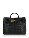 Andiamo Medium Tote Bag Black - BOTTEGA VENETA - BALAAN 2