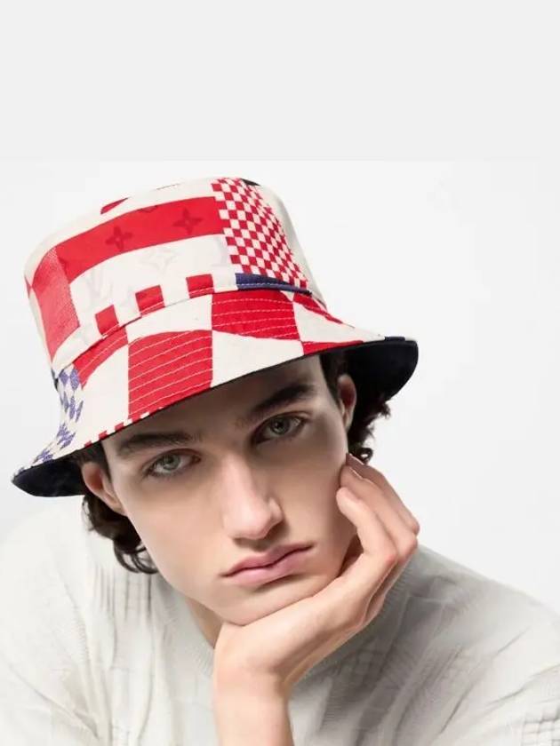 Damier Flags Reversible Bucket Hat Boutique M7682M - LOUIS VUITTON - BALAAN 2