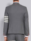 Plain Weave Suiting 4 Bar Classic Sport Jacket Medium Grey - THOM BROWNE - BALAAN 5