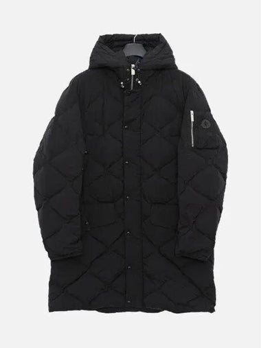 Patch logo slaggard hood long padded men s jacket 1C30000 53132 999 271575 1039107 - MONCLER - BALAAN 1