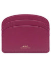 Half Moon Card Wallet Violet - A.P.C. - BALAAN 1