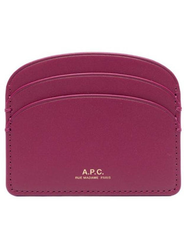 Half Moon Card Wallet Violet - A.P.C. - BALAAN 1