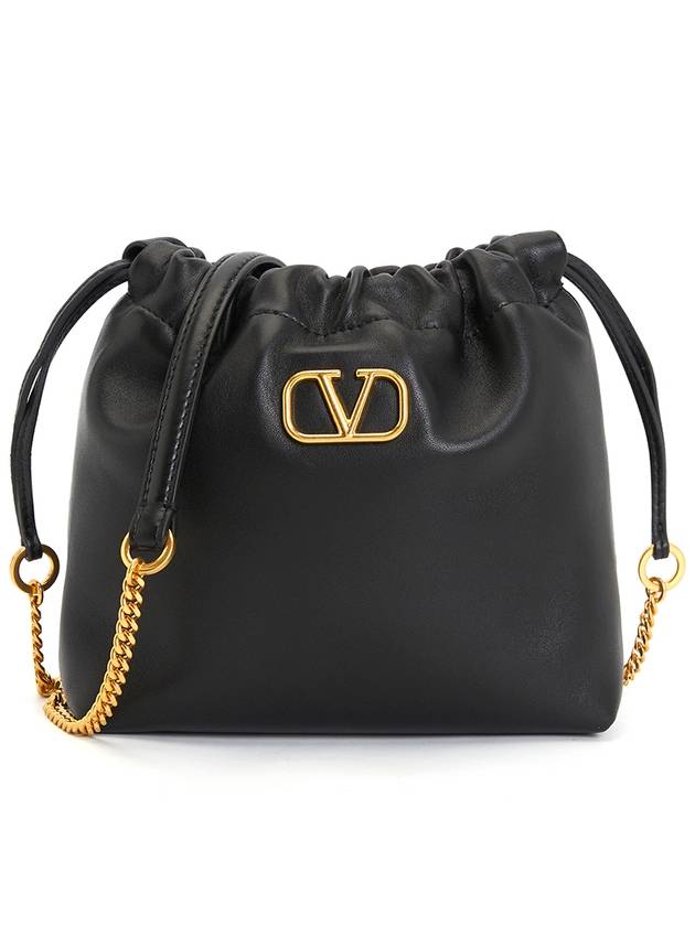 P0Z87VNL 0NO Women s Chain Bucket Bag - VALENTINO - BALAAN 1