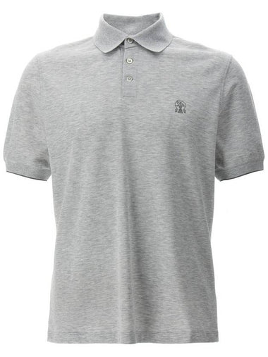 Brunello Cucinelli Logo Piqué Polo Shirt - BRUNELLO CUCINELLI - BALAAN 1