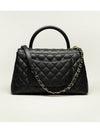 Coco Handle Medium Flap Tote Bag Black - CHANEL - BALAAN 4