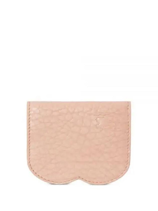 Folding Leather Card Wallet Pink - BURBERRY - BALAAN 2