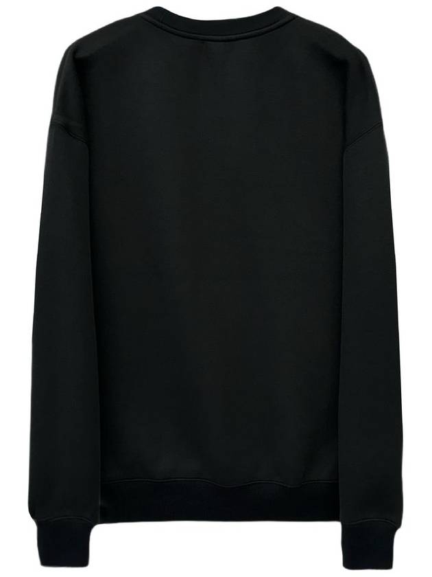 Max Crew Neck Double Face Jersey Sweatshirt Black - MACKAGE - BALAAN.