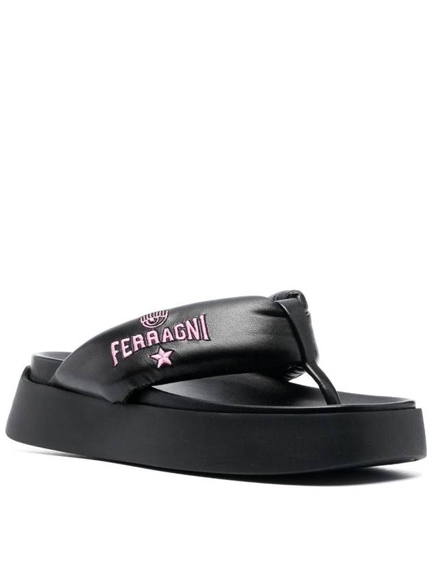 Chiara Ferragni Sandals Black - CHIARA FERRAGNI - BALAAN 2