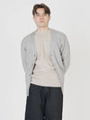 Silket Cable Y neck Cardigan Gray - CHANCE'S NOI - BALAAN 1