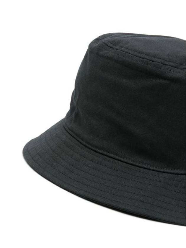 Logo Patch Bucket Hat Black - STONE ISLAND - BALAAN 3