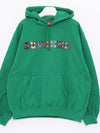 FW23SW58 GREEN patchwork hoodie - SUPREME - BALAAN 2