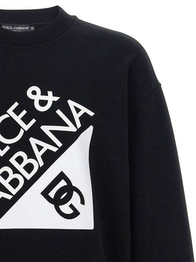 Dolce & Gabbana Logo Print Sweatshirt - DOLCE&GABBANA - BALAAN 3