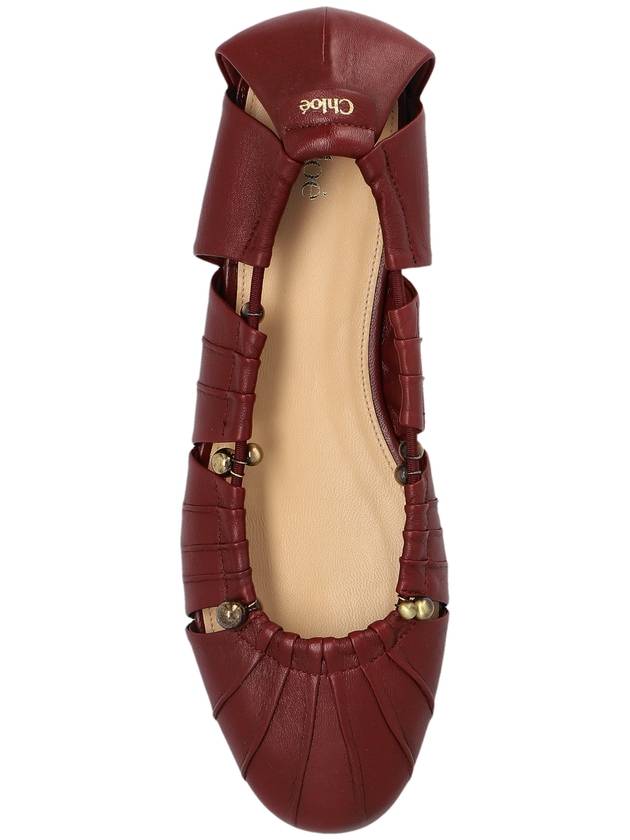 Chloé Ballet Flats Luna, Women's, Burgundy - CHLOE - BALAAN 6