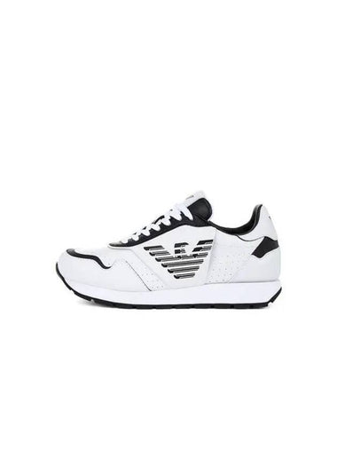 Women s Double Eagle Logo Sneakers Black 270150 - EMPORIO ARMANI - BALAAN 1