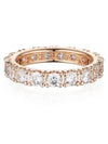 Sparkling Row Internity Ring Rose Gold - PANDORA - BALAAN 5