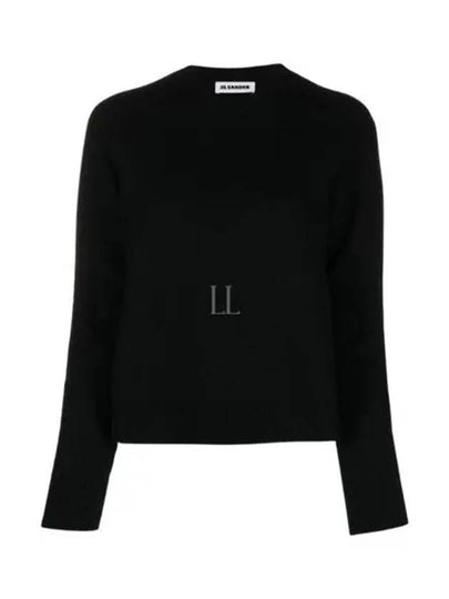 Wool Knit Top Black - JIL SANDER - BALAAN 2