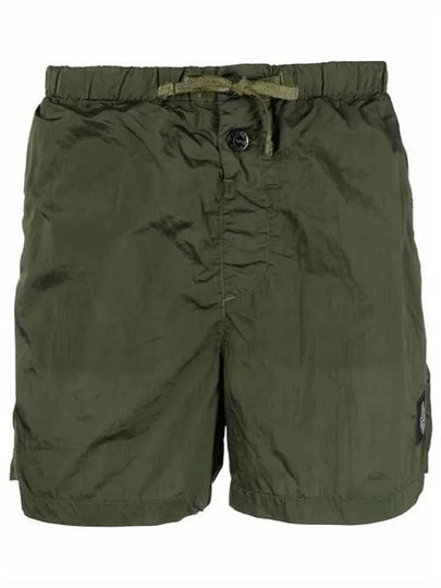 Men's Nylon Metal Swim Shorts Green - STONE ISLAND - BALAAN 2