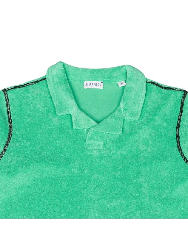 Kids Polo Shirt 8078634 KB5 ROLFE A1501 GREEN - BURBERRY - BALAAN 4