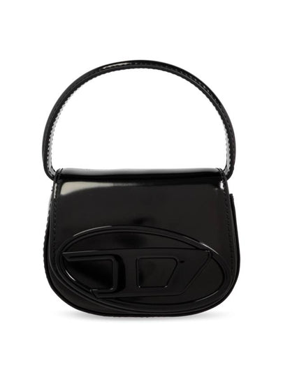 1DR Compact Mirrored Leather Shoulder Bag Black - DIESEL - BALAAN 2