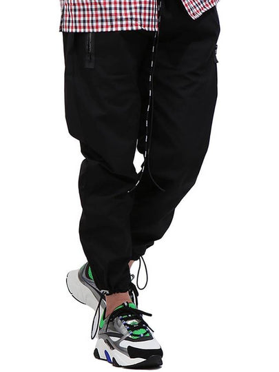 Shell Drawstring Cotton Track Pants Black - REPRESENT - BALAAN 2