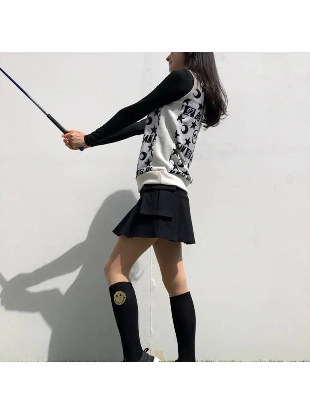 Golf brushed vest fall winter golf vest stylish and cozy skull star half neck best rounding look - LOLOALLOY - BALAAN 6